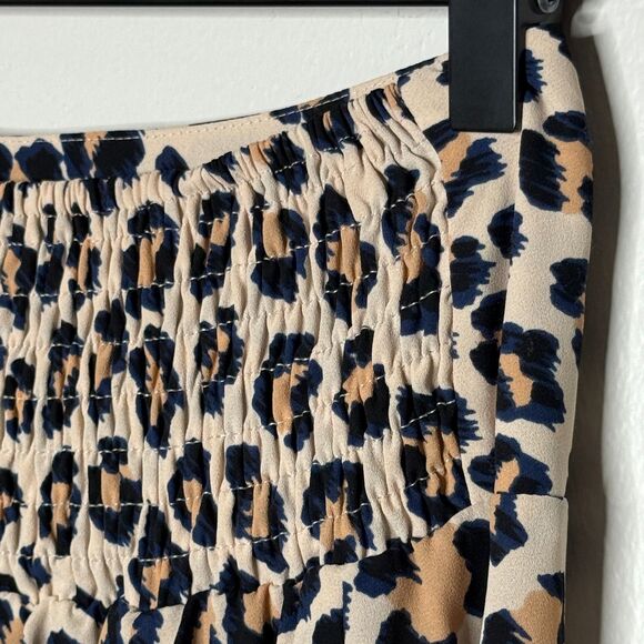 Victoria's Secret Womens Harem Pants XS‎ Tan Cheetah Print Sheer Lounge Jogger - Picture 10 of 11